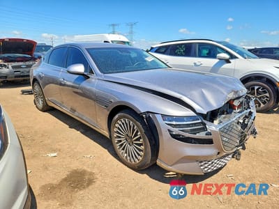 Czwarte zdjęcie samochodu z boku: 2024 GENESIS ELECTRIFIED G80 ADVANCED VIN:KMTGE4S17RU008486 - miniatura