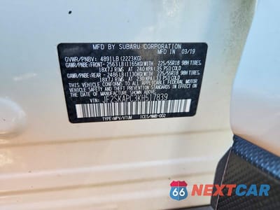 Zdjęcie 12 z 12 samochodu: 2019 SUBARU FORESTER SPORT VIN:JF2SKAPC3KH517839 - miniatura