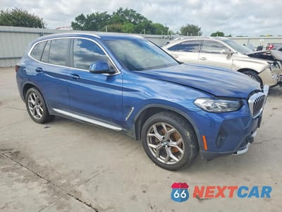 Czwarte zdjęcie samochodu z boku: 2023 BMW X3 SDRIVE30I VIN:WBX47DP08PN218858 - miniatura