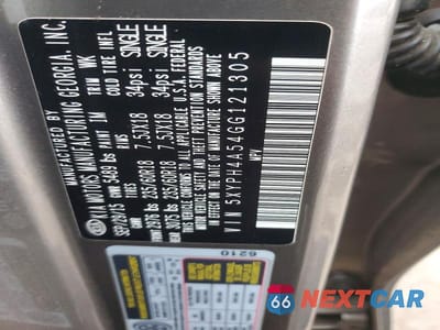 Zdjęcie 13 z 13 samochodu: 2016 KIA SORENTO EX VIN:5XYPH4A54GG121305 - miniatura