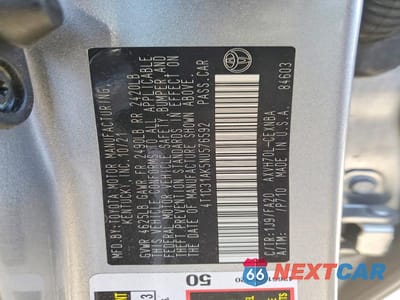 Zdjęcie 13 z 13 samochodu: 2022 TOYOTA CAMRY LE VIN:4T1C31AK5NU576592 - miniatura