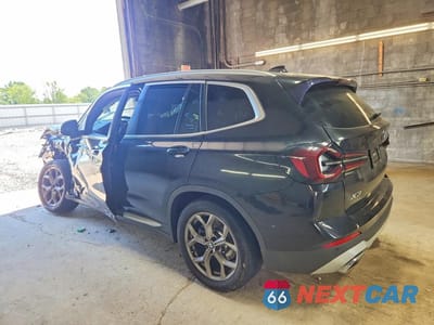 Drugie zdjęcie samochodu z przodu: 2022 BMW X3 XDRIVE30I VIN:5UX53DP07N9M15568 - miniatura