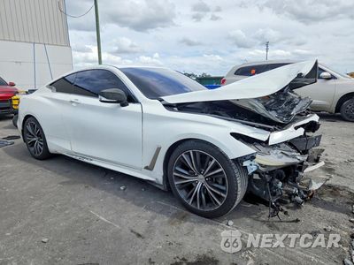 Czwarte zdjęcie samochodu z boku: 2018 INFINITI Q60 VIN:JN1EV7EKXJM342322 - miniatura