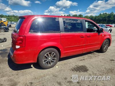 Trzecie zdjęcie samochodu z tyłu: 2014 DODGE GRAND CARAVAN SE VIN:2C4RDGBG0ER406355 - miniatura