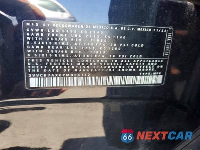 Zdjęcie 14 z 14 samochodu: 2023 VOLKSWAGEN TIGUAN SE R-LINE BLACK VIN:3VVCB7AX6PM034142 - miniatura