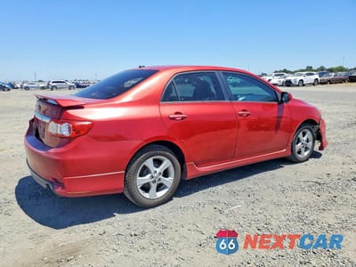 Trzecie zdjęcie samochodu z tyłu: 2012 TOYOTA COROLLA S VIN:2T1BU4EE0CC885741 - miniatura