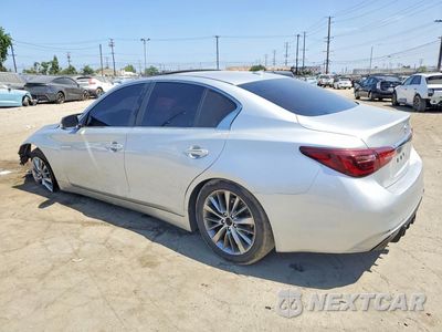 Drugie zdjęcie samochodu z przodu: 2020 INFINITI Q50 3.0T LUXE VIN:JN1EV7ARXLM254733 - miniatura