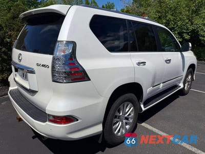 Trzecie zdjęcie samochodu z tyłu: 2018 LEXUS GX 460 VIN:JTJBM7FX8J5186981 - miniatura
