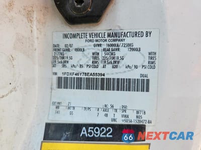 Zdjęcie 12 z 12 samochodu: 2008 FORD F450 SUPER DUTY CABLE PLACER BUCKET TRUCK VIN:1FDXF46Y78EA55394 - miniatura