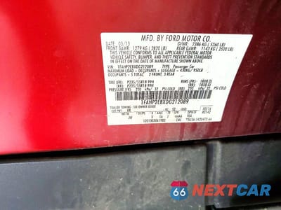 Zdjęcie 13 z 13 samochodu: 2013 FORD TAURUS SEL VIN:1FAHP2E8XDG212089 - miniatura