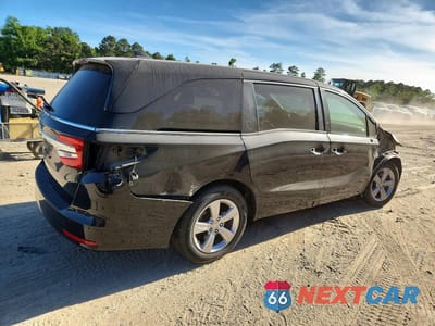 Trzecie zdjęcie samochodu z tyłu: 2019 HONDA ODYSSEY EXL VIN:5FNRL6H79KB069681 - miniatura