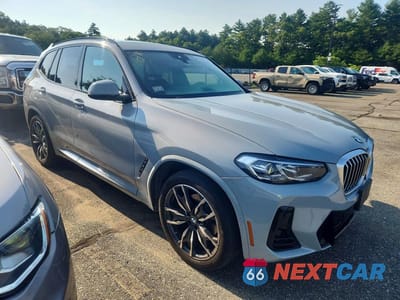 Czwarte zdjęcie samochodu z boku: 2022 BMW X3 XDRIVE30I VIN:5UX53DP04N9K84261 - miniatura