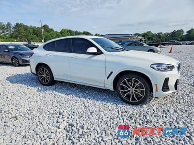 Czwarte zdjęcie samochodu z boku: 2022 BMW X4 XDRIVE30I VIN:5UX33DT07N9J86158 - miniatura