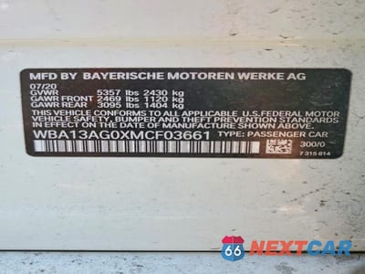 Zdjęcie 12 z 12 samochodu: 2021 BMW 530E VIN:WBA13AG0XMCF03661 - miniatura