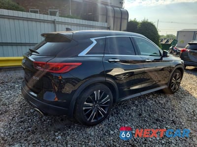 Trzecie zdjęcie samochodu z tyłu: 2021 INFINITI QX50 LUXE VIN:3PCAJ5BB2MF124209 - miniatura