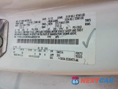 Zdjęcie 12 z 12 samochodu: 2013 FORD ESCAPE SE VIN:1FMCU0G93DUB85516 - miniatura