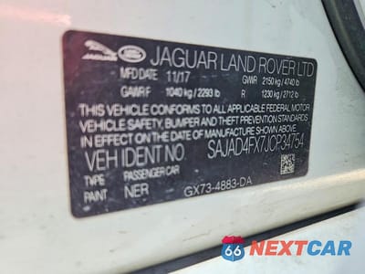 Zdjęcie 12 z 12 samochodu: 2018 JAGUAR XE PREMIUM VIN:SAJAD4FX7JCP34754 - miniatura