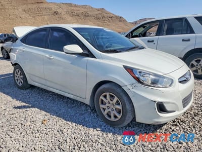 Czwarte zdjęcie samochodu z boku: 2012 HYUNDAI ACCENT GLS VIN:KMHCT4AE8CU116223 - miniatura