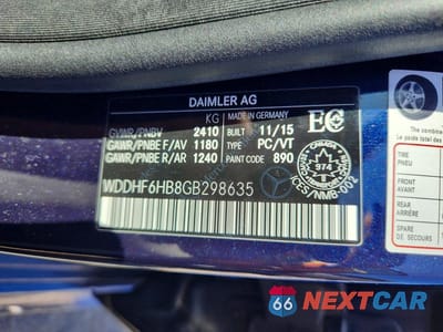 Zdjęcie 12 z 12 samochodu: 2016 MERCEDES-BENZ E 400 4MATIC VIN:WDDHF6HB8GB298635 - miniatura