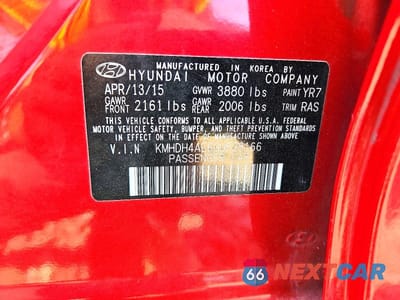 Zdjęcie 13 z 13 samochodu: 2016 HYUNDAI ELANTRA SE VIN:KMHDH4AE6GU528166 - miniatura