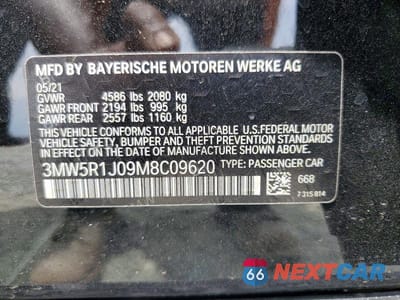 Zdjęcie 12 z 12 samochodu: 2021 BMW 330I VIN:3MW5R1J09M8C09620 - miniatura