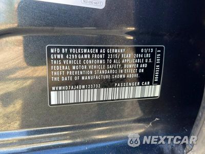 Zdjęcie 10 z 10 samochodu: 2013 VOLKSWAGEN GTI VIN:WVWHD7AJ4DW123732 - miniatura