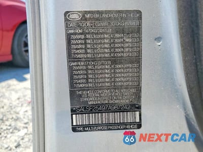 Zdjęcie 12 z 12 samochodu: 2007 LAND ROVER RANGE ROVER SPORT HSE VIN:SALSF25497A987242 - miniatura