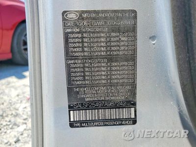 Zdjęcie 12 z 12 samochodu: 2007 LAND ROVER RANGE ROVER SPORT HSE VIN:SALSF25497A987242 - miniatura