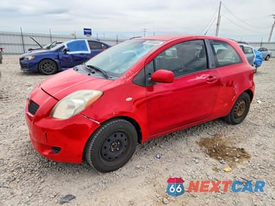 2007 TOYOTA YARIS BASE JTDJT903X75037595 - główne zdjęcie licytacji z USA - miniatura