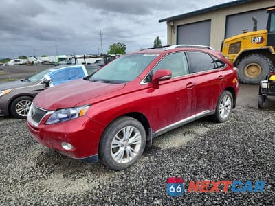 2010 LEXUS RX 450H JTJBC1BA7A2026979 - główne zdjęcie licytacji z USA - miniatura
