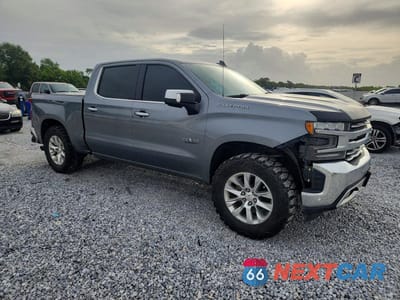 Czwarte zdjęcie samochodu z boku: 2020 CHEVROLET SILVERADO K1500 LTZ VIN:3GCUYGED3LG321237 - miniatura