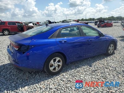 Trzecie zdjęcie samochodu z tyłu: 2021 HYUNDAI ELANTRA SE VIN:KMHLL4AG9MU120154 - miniatura