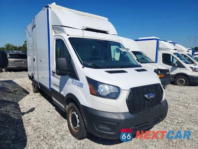 Czwarte zdjęcie samochodu z boku: 2022 FORD TRANSIT DELIVERY TRUCK VIN:1FDBW5Z84NKA01592 - miniatura