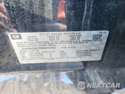 Zdjęcie 13 z 13 samochodu: 2016 CHEVROLET TAHOE K1500 LTZ VIN:1GNSKCKC7GR413722 - miniatura