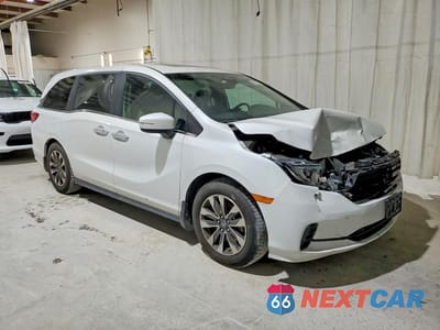 Czwarte zdjęcie samochodu z boku: 2021 HONDA ODYSSEY EXL VIN:5FNRL6H70MB024194 - miniatura