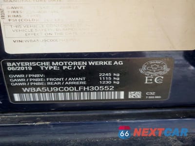 Zdjęcie 13 z 13 samochodu: 2020 BMW M340XI VIN:WBA5U9C00LFH30552 - miniatura