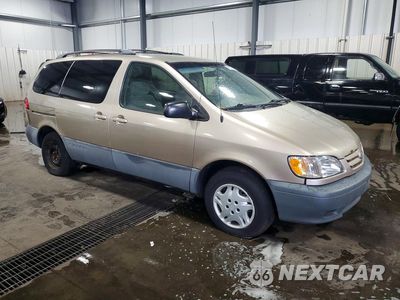 Czwarte zdjęcie samochodu z boku: 2002 TOYOTA SIENNA LE VIN:4T3ZF13CX2U423488 - miniatura