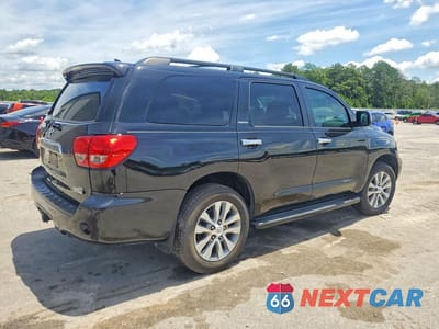 Trzecie zdjęcie samochodu z tyłu: 2017 TOYOTA SEQUOIA LIMITED VIN:5TDKY5G15HS066856 - miniatura