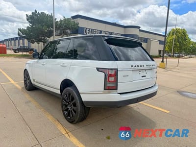 Trzecie zdjęcie samochodu z tyłu: 2017 LAND ROVER RANGE ROVER SUPERCHARGED VIN:SALGS2FEXHA336521 - miniatura