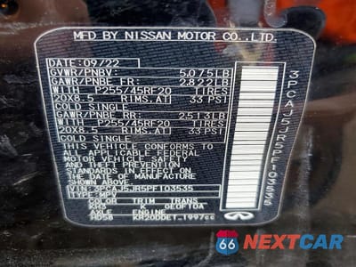 Zdjęcie 13 z 13 samochodu: 2023 INFINITI QX55 LUXE VIN:3PCAJ5JR5PF103535 - miniatura