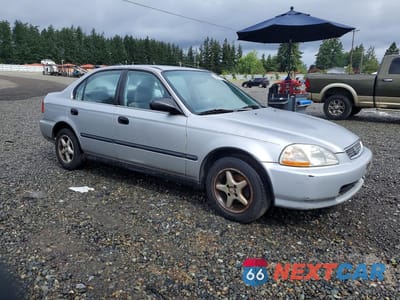 Czwarte zdjęcie samochodu z boku: 1998 HONDA CIVIC LX VIN:2HGEJ6673WH537980 - miniatura