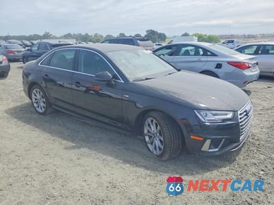 Czwarte zdjęcie samochodu z boku: 2019 AUDI A4 PREMIUM PLUS VIN:WAUENAF45KN012476 - miniatura