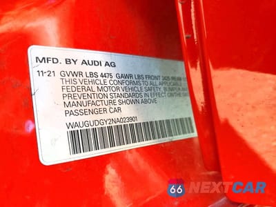 Zdjęcie 12 z 12 samochodu: 2022 AUDI A3 PREMIUM VIN:WAUGUDGY2NA023901 - miniatura