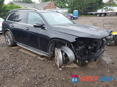 Czwarte zdjęcie samochodu z boku: 2022 MERCEDES-BENZ GLS 450 4MATIC VIN:4JGFF5KE4NA675295 - miniatura