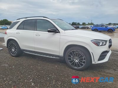 Czwarte zdjęcie samochodu z boku: 2022 MERCEDES-BENZ GLE 350 VIN:4JGFB4JB6NA770860 - miniatura