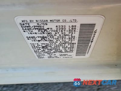 Zdjęcie 13 z 13 samochodu: 2010 NISSAN ROGUE SL VIN:JN8AS5MT1AW002231 - miniatura