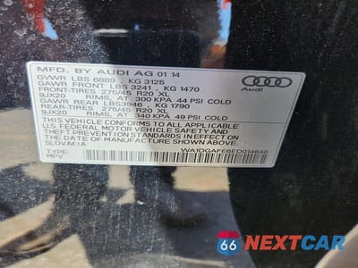 Zdjęcie 13 z 13 samochodu: 2014 AUDI Q7 PRESTIGE VIN:WA1DGAFE6ED014646 - miniatura