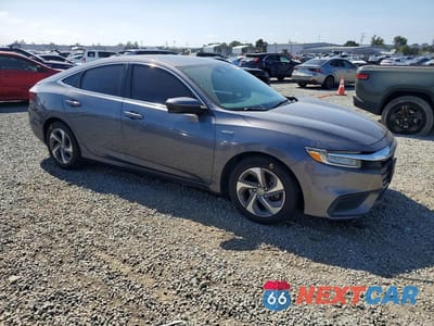 Czwarte zdjęcie samochodu z boku: 2020 HONDA INSIGHT EX VIN:19XZE4F50LE001017 - miniatura