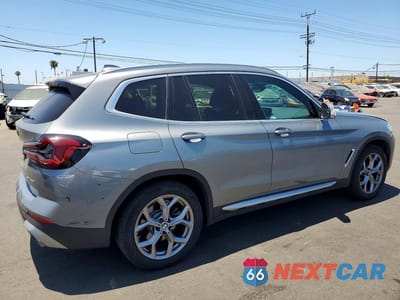 Trzecie zdjęcie samochodu z tyłu: 2023 BMW X3 XDRIVE30I VIN:5UX53DP08P9R63100 - miniatura