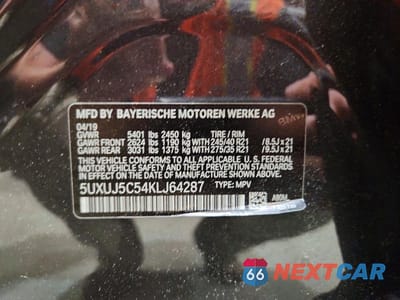 Zdjęcie 14 z 14 samochodu: 2019 BMW X4 M40I VIN:5UXUJ5C54KLJ64287 - miniatura